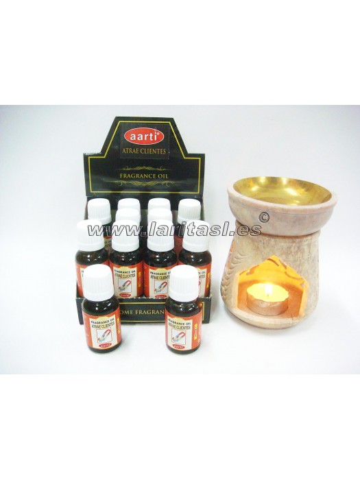 Aceite perfumado Aarti Atrae Clientes 15ml (pack 12)